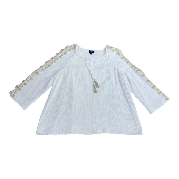 JM COLLECTION
Embroidered Shoulder Tassel
Top XL - Picture 7 of 11